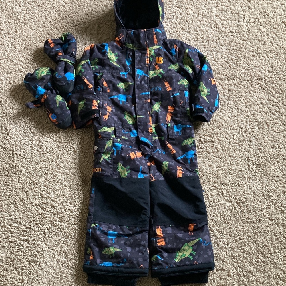 2T Burton Dryride Room to Grow Robot Machine Toddler Snowboarding Ski Snowsuit